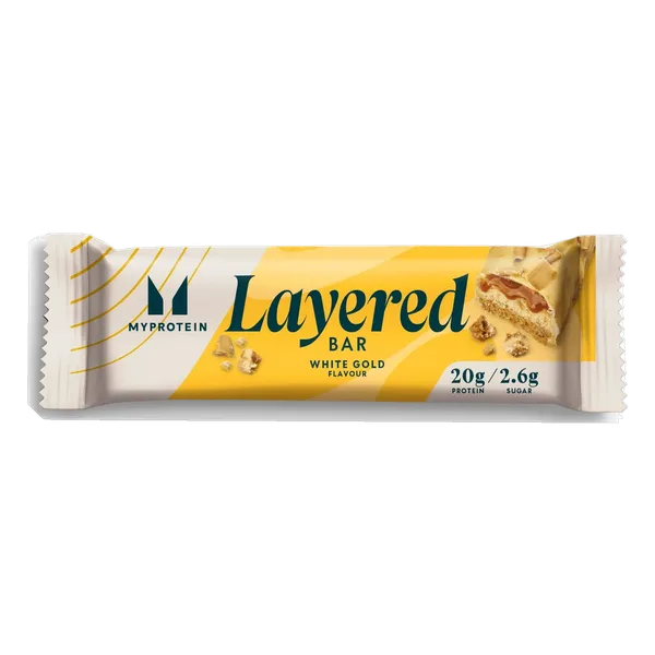 Layered Protein Bar Gold