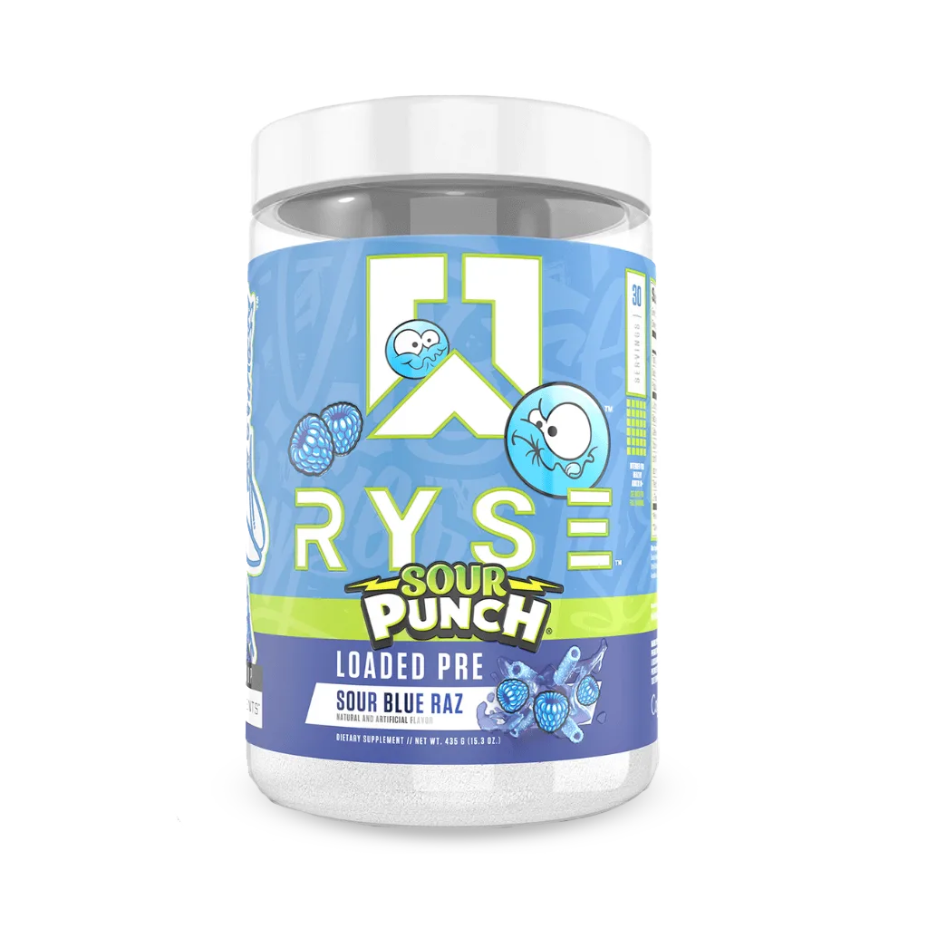 Ryse Loaded Pre Sour Blue Raz