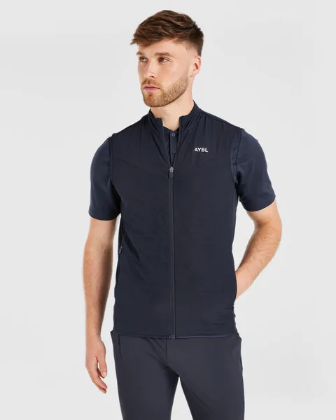 Performance Hybrid Gilet – Navy