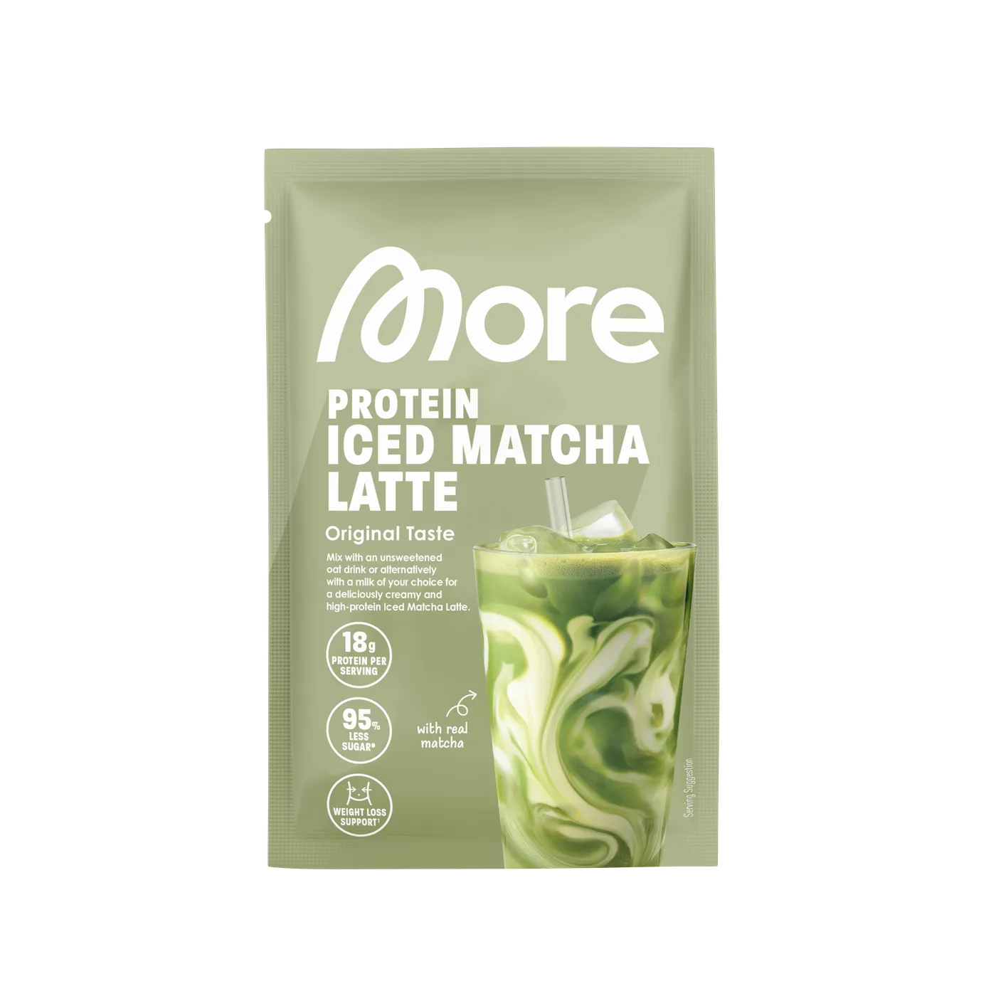 More Protein Iced Matcha