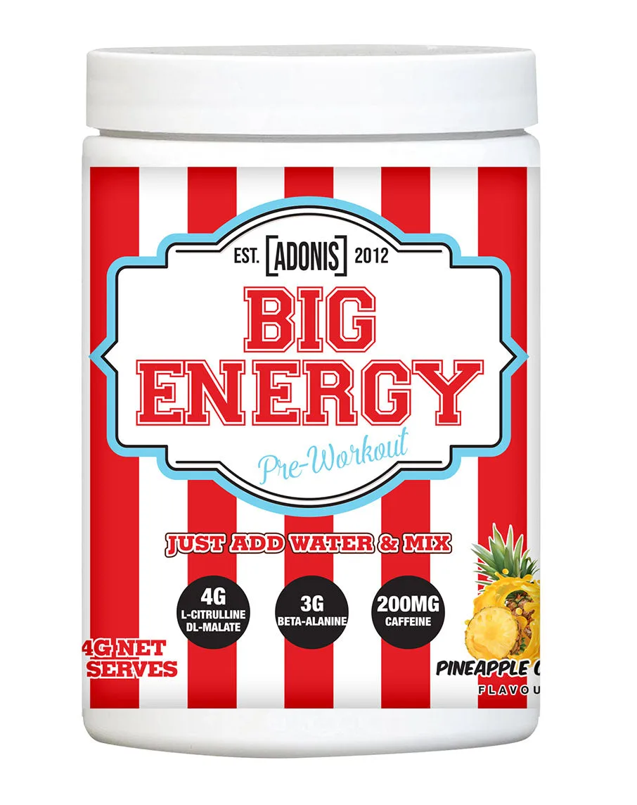Big Energy Pre-Workout Pineapple Crush