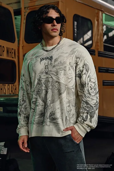 8002 Batman Comic Longsleeves