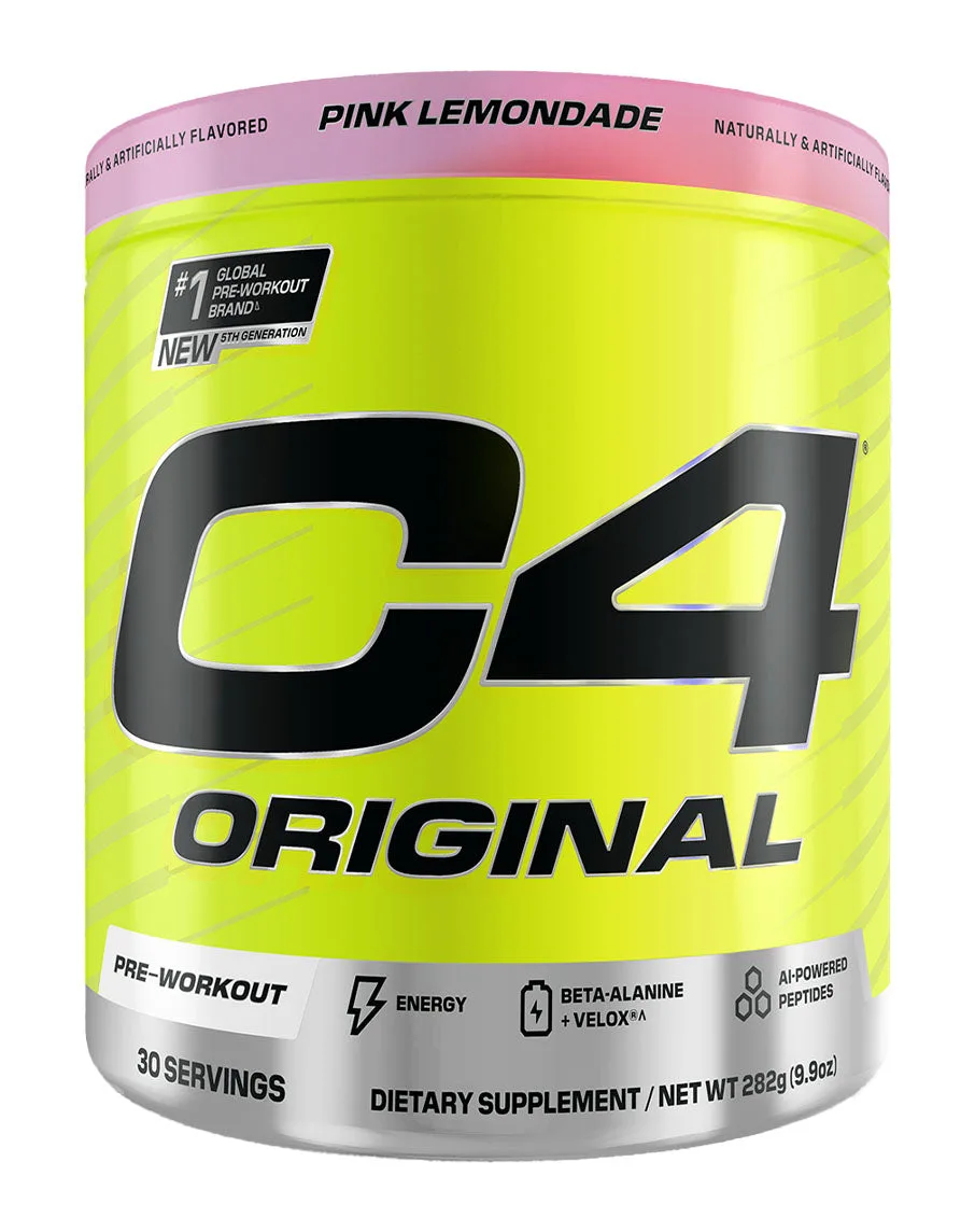 C4 Original Pre-Workout Pink Lemonade 30 Serves