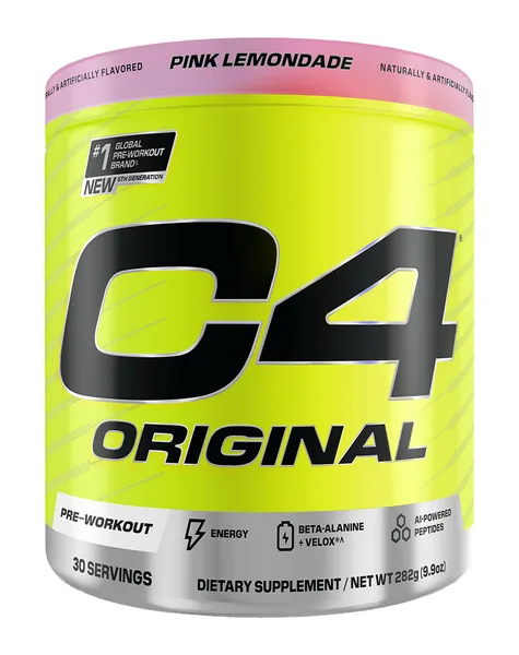 C4 Original Pre-Workout Pink Lemonade 30 Serves
