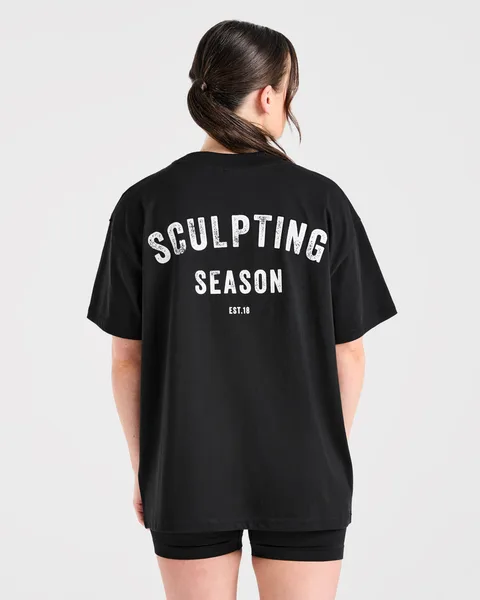 Sculpting Season Oversized T Shirt –