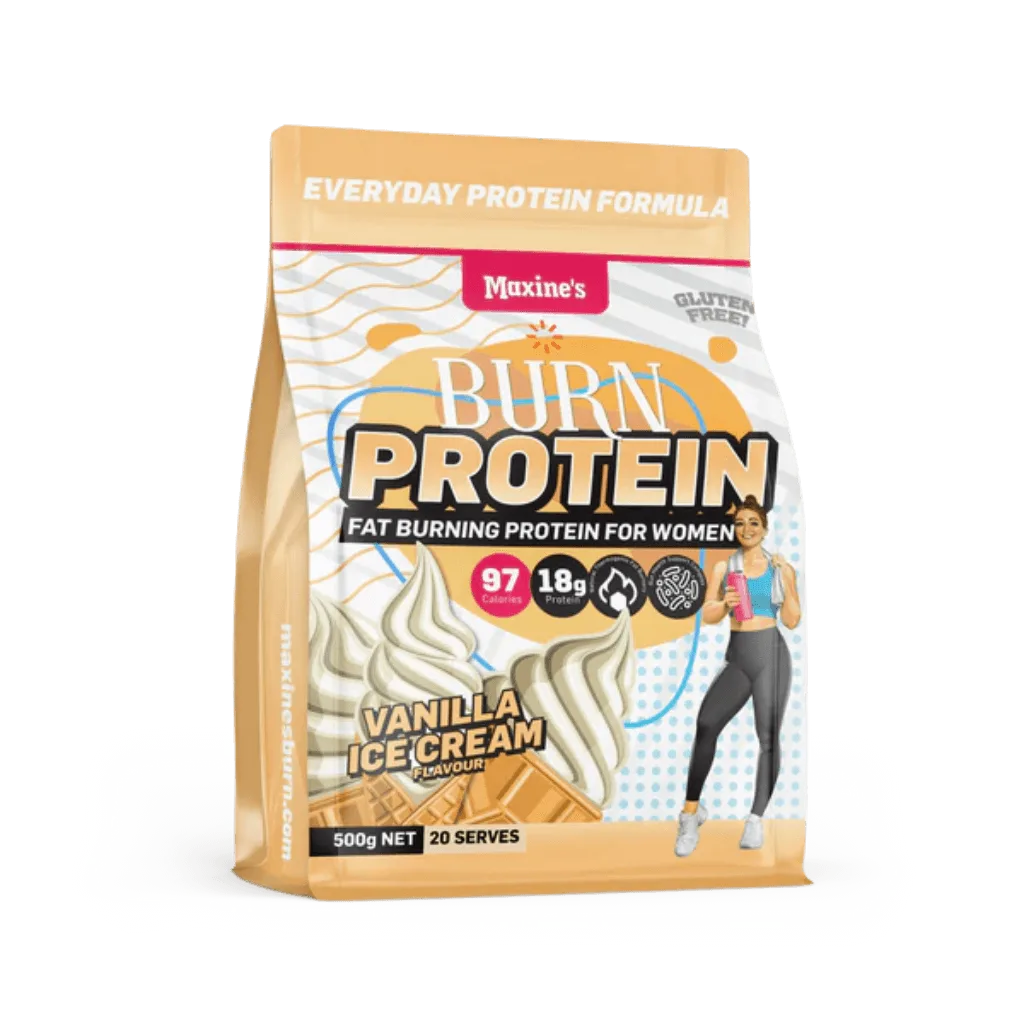 Maxine’s Burn Whey Protein Powder
